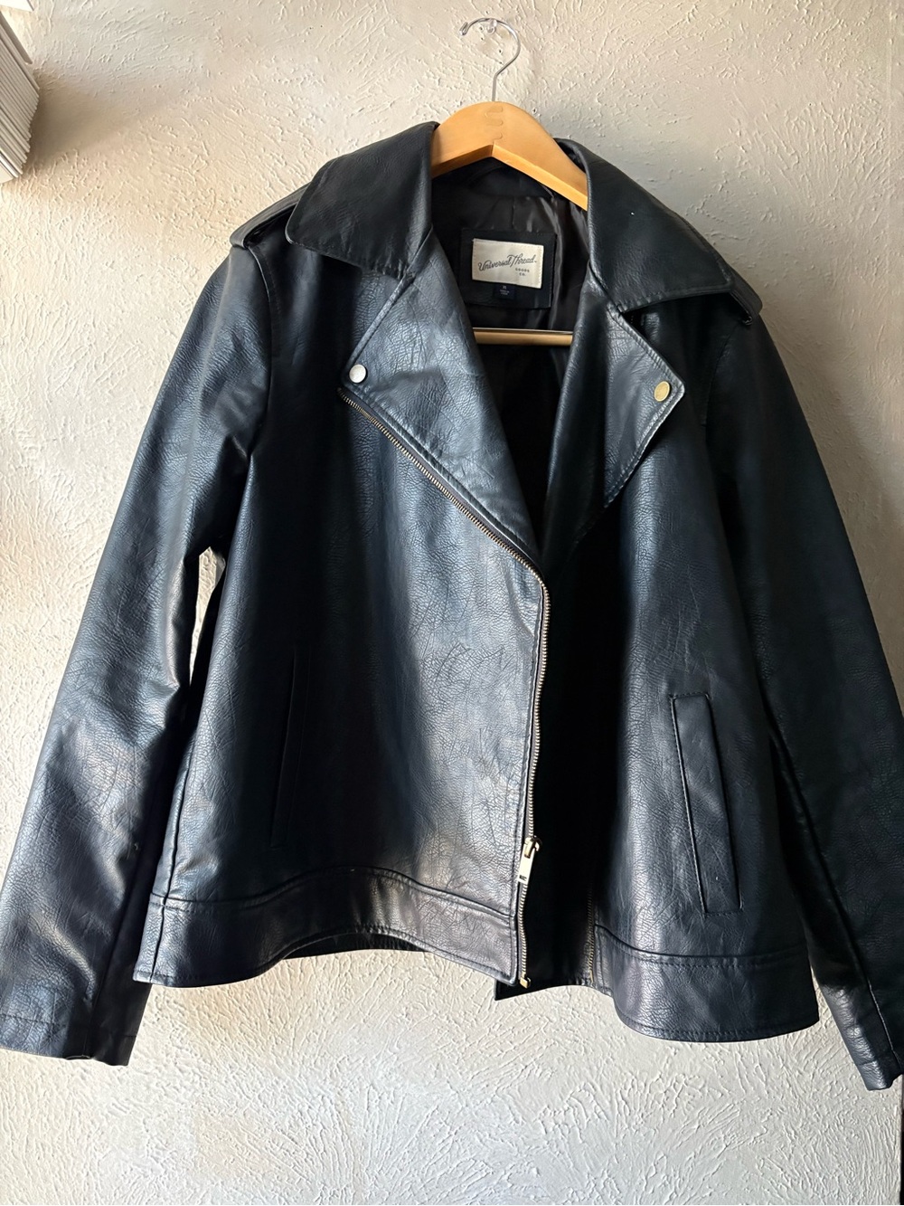 Banana Republic Black Leather Moto Jacket